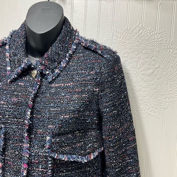 ZARA Women Tweed Blazer - Picture 2 of 4